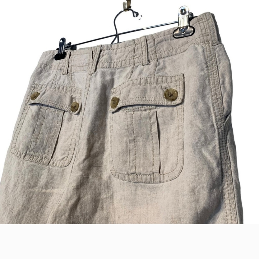 Liz Claiborne Cream Ankle Pants
